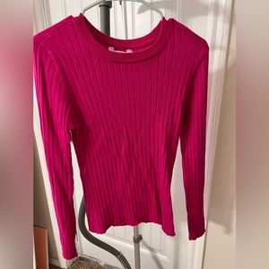 pink long sleeve